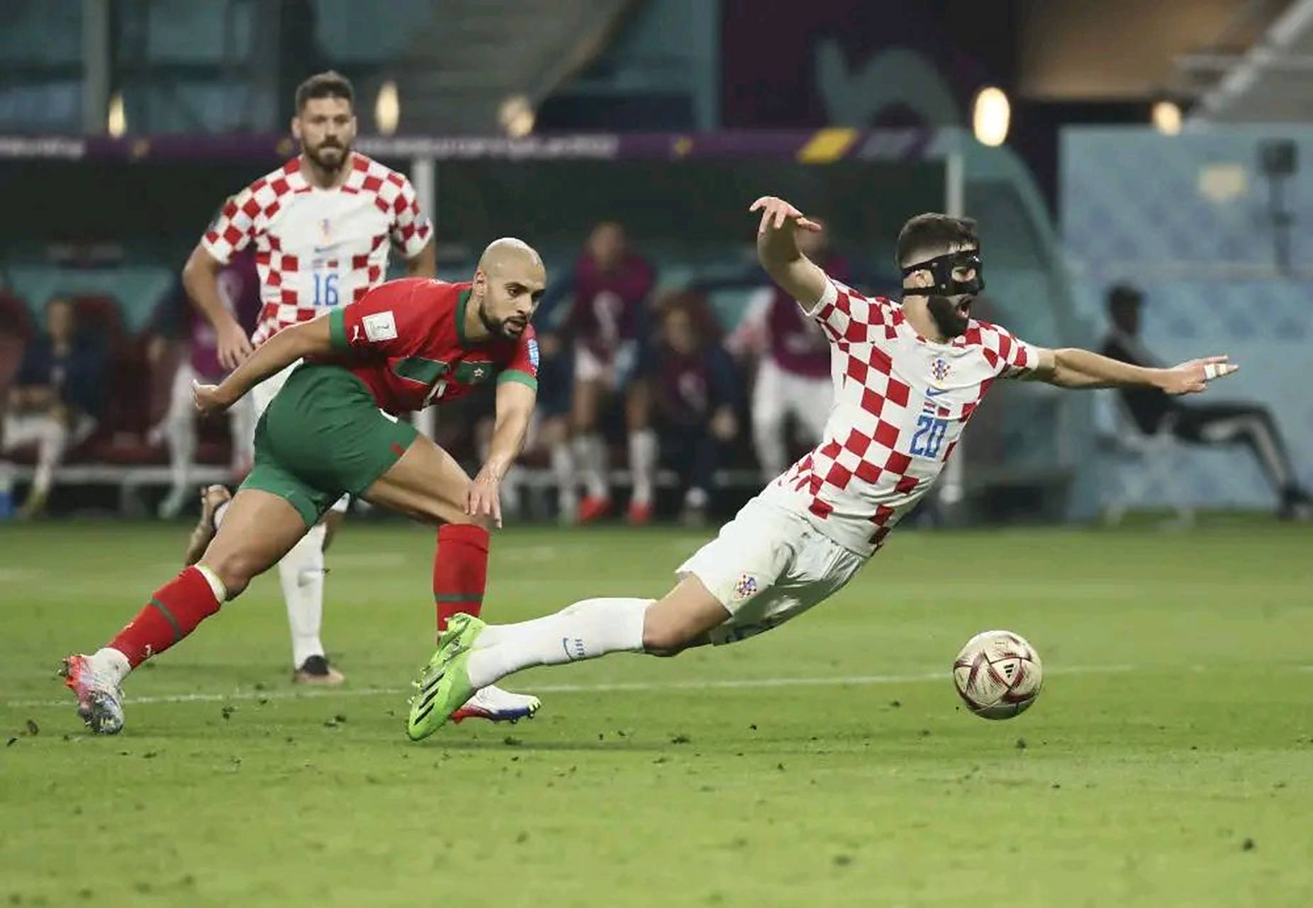 克罗地亚选手在比赛中斩获第一